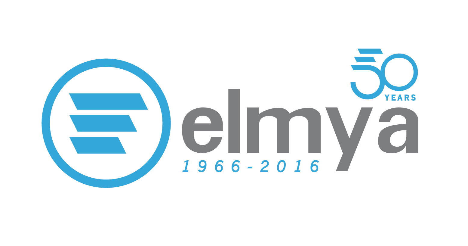 Logotipo 50 aniversario Elmya